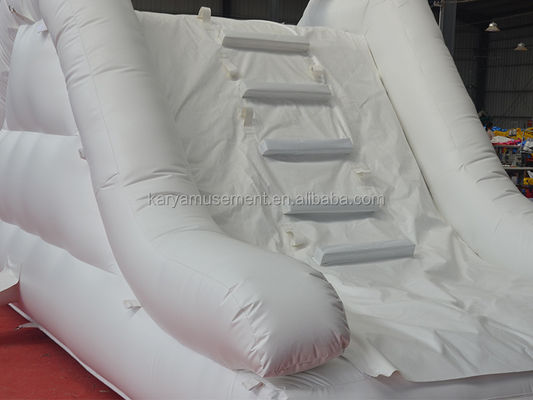 Slide gonfiabile castello combinazione di gas White Slide con soffiatore C/E o U/L Standard