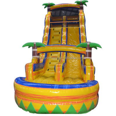 Certificato di colore personalizzato CE/EN71/EN14960 Scivolo gonfiabile per salto in acqua con piscina