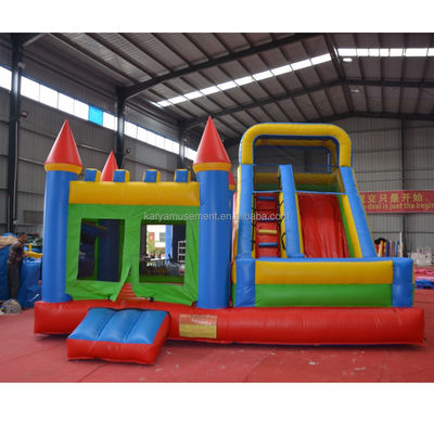 Caratteristiche PORTABLE PVC Rosso N Blu Castello gonfiabile con piscina N Slide Bouncer House