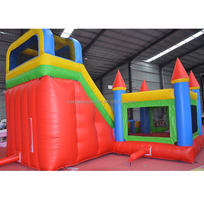 Caratteristiche PORTABLE PVC Rosso N Blu Castello gonfiabile con piscina N Slide Bouncer House
