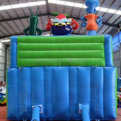 Colore personalizzato gonfiabile SpongeBob Parco tema Castello rimbalzante per adulti City Party divertimento