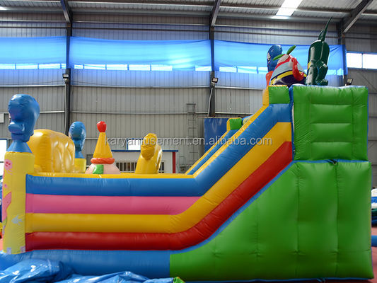 Colore personalizzato gonfiabile SpongeBob Parco tema Castello rimbalzante per adulti City Party divertimento
