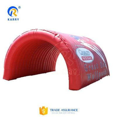 Grande tenda gonfiabile tenda gonfiabile a cupola gigante rossa con materiale resistente alle intemperie