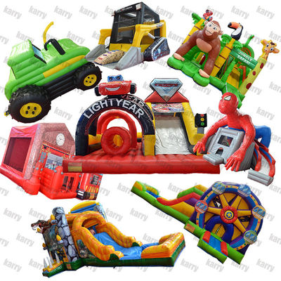 Commercial Grade PVC Bambino gonfiabile Casa rimbalzo Cortile Salto Castello Slide Combo