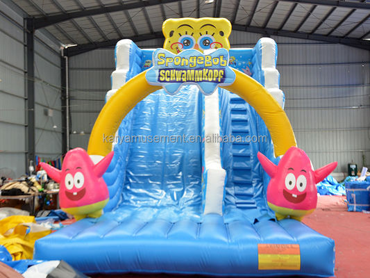 29ft Sponge-Bob Wide Slip n Slide per bambini N Adulti Indoor PVC Commerciale gonfiabile
