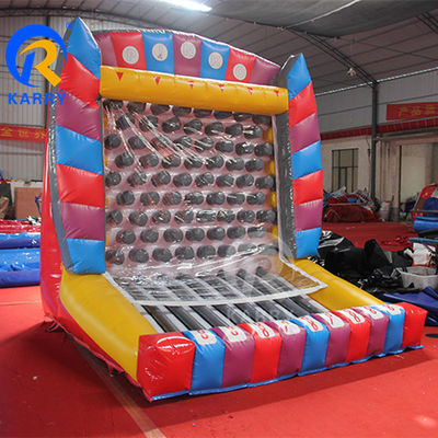 Logo personalizzato stampato gioco di carnevale gonfiabile Plinko con materiale PVC marino personalizzato