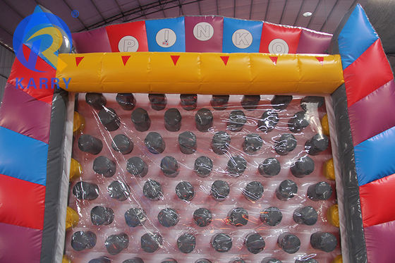 Logo personalizzato stampato gioco di carnevale gonfiabile Plinko con materiale PVC marino personalizzato