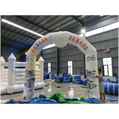 Parco giochi all'aria aperta Ballerina a cielo gonfiabile con costume Fly Guy e soffiatore