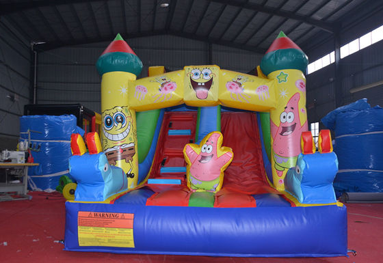 5-10 Passeggeri Custom Small Sponge-Bob Slide bagnato e asciutto con disegno di stampa digitale