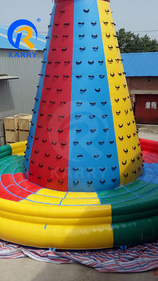 Unisex Outdoor Interactive Sport Games Torre gonfiabile Parete di arrampicata con soffiatore