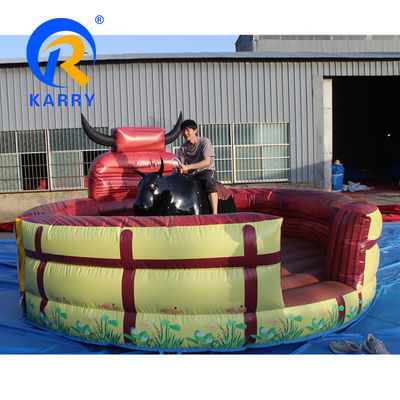 CE/EN71/EN14960 Certificato Bull Riding Machine PORTABLE e Bullo meccanico gonfiabile