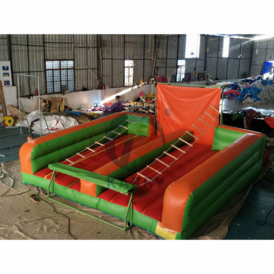 Parco esterno in PVC Carnevale Gioco di arrampicata gonfiabile Jacobs Gioco di arrampicata su scala Per adulti