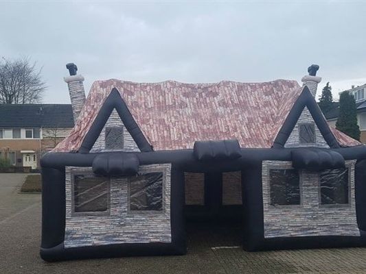 EN14960 Tenda gonfiabile a cabina certificata per bambini Tenda di mimetizzazione castello a ripresa