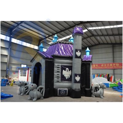 EN14960 Arco del teschio gonfiabile certificato per Halloween Decorazione personalizzata di case infestate