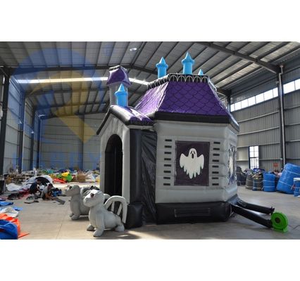 EN14960 Arco del teschio gonfiabile certificato per Halloween Decorazione personalizzata di case infestate