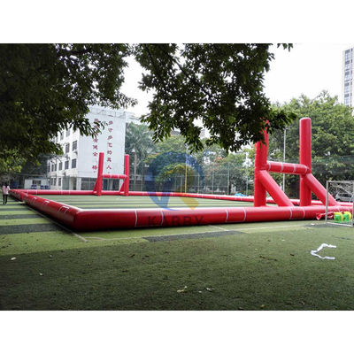 Gioco di campo di rugby gonfiabile portatile per bambini e adulti