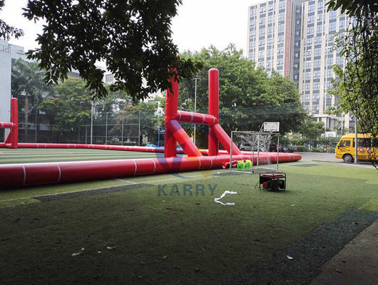 Gioco di campo di rugby gonfiabile portatile per bambini e adulti