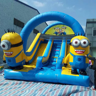 Slide gonfiabile a doppia corsia per mini-ioni con opzione secco-umido