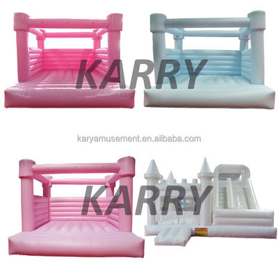 Hot Popolare Bambino Bianco Casa rimbalzo con scivolo e palla Pit piscina personalizzato accettato