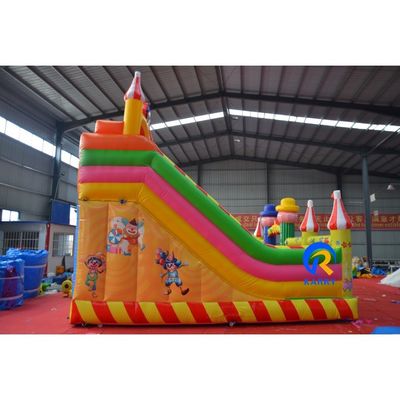 Parco acquatico a tema pagliaccio gonfiabile da 8x6x6m per parco giochi esterno e interno per bambini
