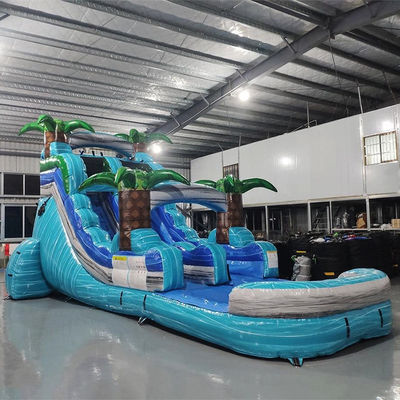 Parco acquatico in PVC a noleggio commerciale con piscina per bambini e salto in aria