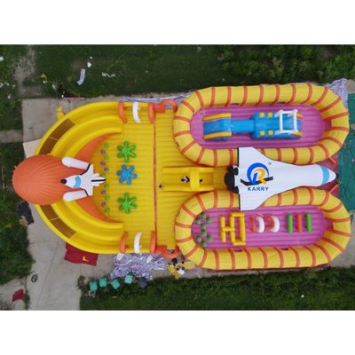 Parco acquatico estivo divertimento unisex grande orso polare gonfiabile parco giochi per giochi all'aria aperta