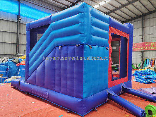 Caratteristiche unisex personalizzate Sonic Bounce House Combo Slide gonfiabile per noleggio di feste