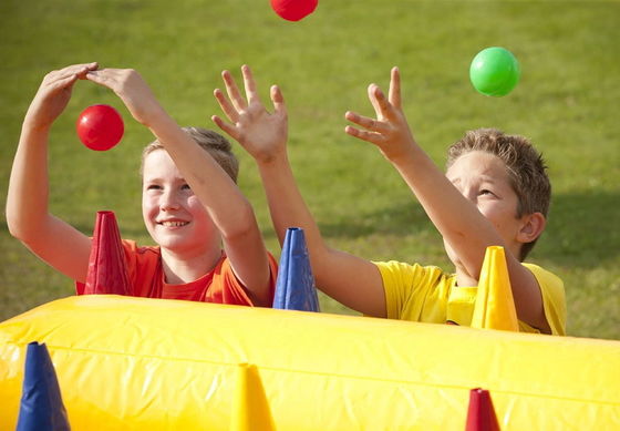 Gioco di gara di Hoverball gonfiabile in PVC per divertenti carnaval interattivi