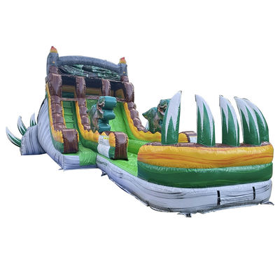 Lasciate andare la vostra immaginazione Giungla tropicale Dino tema scivolo d'acqua con Splash Pool Fun