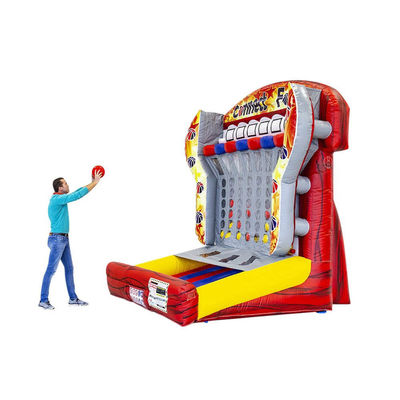 Colore Inflatable Connect 4 in a Row Target Shooting Game per le sfide commerciali