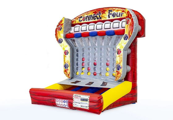 Colore Inflatable Connect 4 in a Row Target Shooting Game per le sfide commerciali