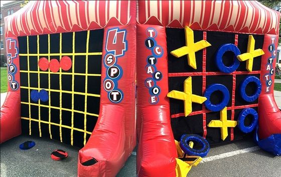 Giochi sportivi interattivi portatili giochi di carnevale colorati Tic Tac Toe Parete e Connect 4
