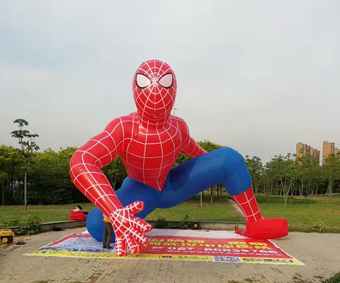 Pubblicità all'aperto Modello gonfiabile Hulk gigante e Spiderman per eventi accattivanti
