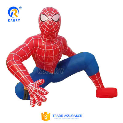 Modello Spiderman gonfiabile con taglia personalizzata e cuciture doppie e tre