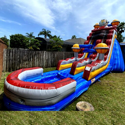 Intrattenimento all' interno e all' esterno Slide idraulico in PVC con bambini Spazzola piscina divertimento