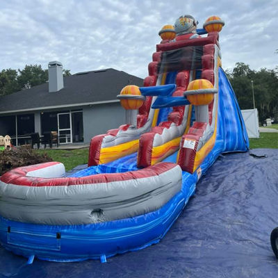Intrattenimento all' interno e all' esterno Slide idraulico in PVC con bambini Spazzola piscina divertimento