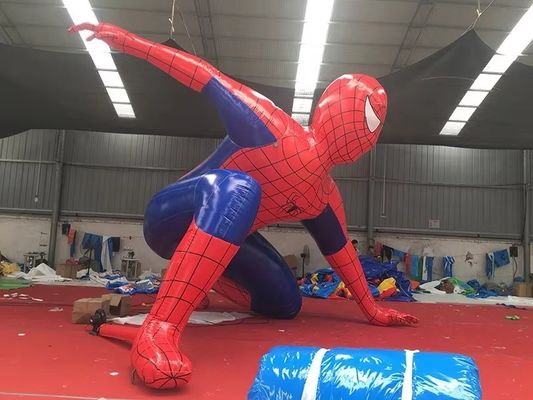 Modello Spiderman gonfiabile con taglia personalizzata e cuciture doppie e tre