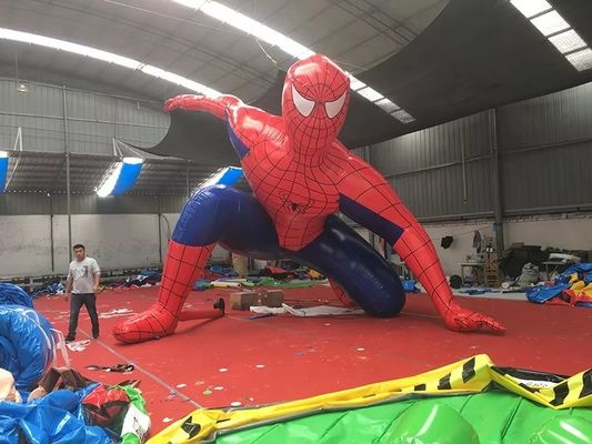 Modello Spiderman gonfiabile con taglia personalizzata e cuciture doppie e tre