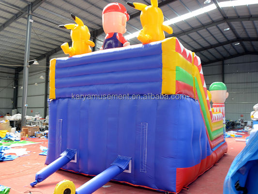 Blower Fun City gonfiabile con Mickey e Mario Castello gonfiabile Bouncer House Combo Parco giochi Blower incluso