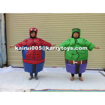 Gioco di carnevale Essential Adulti Spiderman Sumo gonfiabile Abiti per parco giochi all'aperto