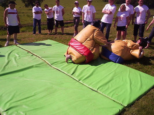 Gioco di carnevale Essential Adulti Spiderman Sumo gonfiabile Abiti per parco giochi all'aperto