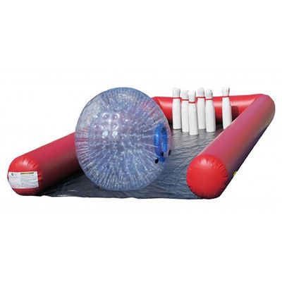 Gioco a palla e a bowling gonfiabile personalizzato per divertimenti di festa di team building