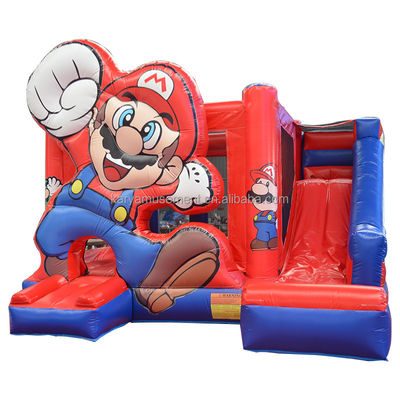 Personalizzare accettazione rosso Parco giochi castello gonfiabile per bambini salto casa salto