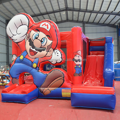 Personalizzare accettazione rosso Parco giochi castello gonfiabile per bambini salto casa salto