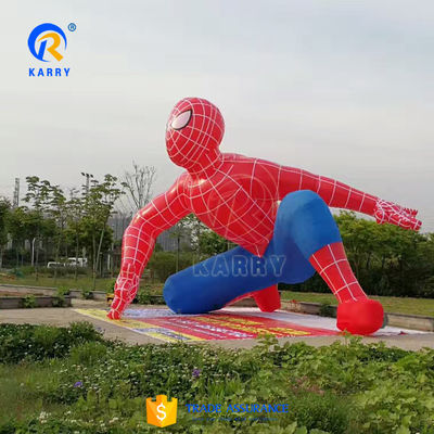 Personalizzato Colorato Marvel Superhero gonfiabile Spider Man Materiale pubblicitario in PVC