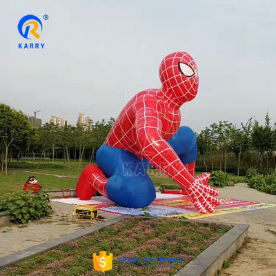 Personalizzato Colorato Marvel Superhero gonfiabile Spider Man Materiale pubblicitario in PVC