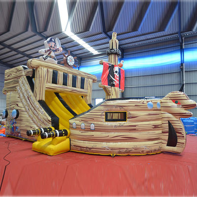 Colore personalizzato Commerciale gonfiabile bagnato e asciutto Slide Jumping Castello per noleggio di festa