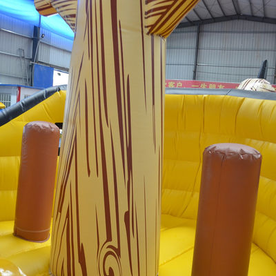 Colore personalizzato Commerciale gonfiabile bagnato e asciutto Slide Jumping Castello per noleggio di festa