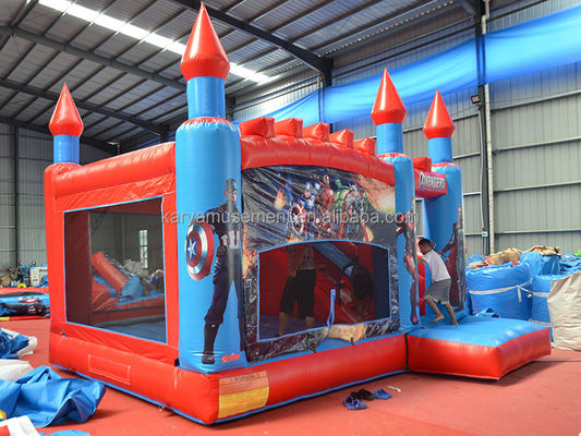 Divertimento per bambini all'aperto o all'interno A-avengers gonfiabile Castello salto Salto castello