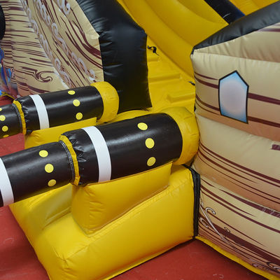 Colore personalizzato Commerciale gonfiabile bagnato e asciutto Slide Jumping Castello per noleggio di festa